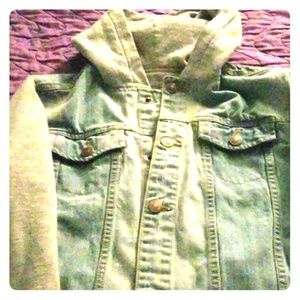 Boys XL jean/sweater jacket